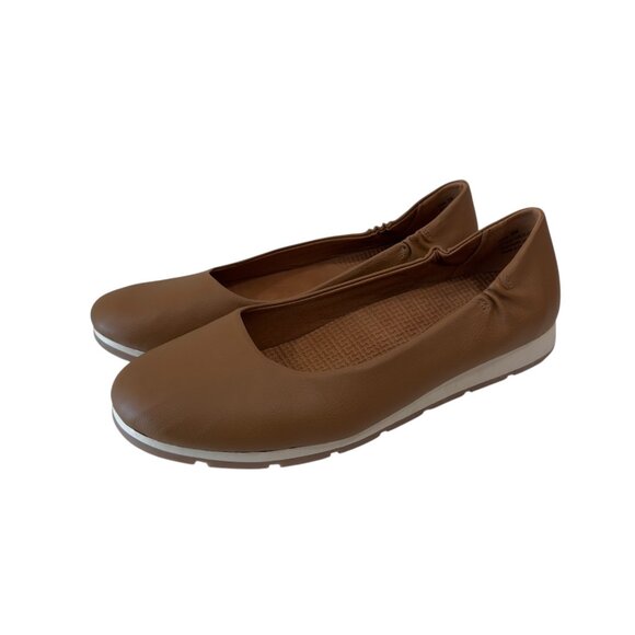 Baretraps Prim Women Ballet Flats SZ 8M Brown Slip-On Comfort Shoe Flexible Sole - Picture 15 of 15